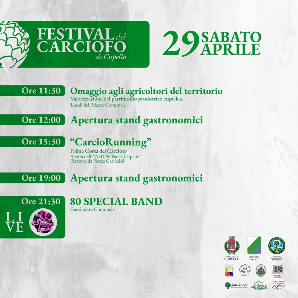 Serie di eventi per il Festival del carciofo di Cupello 4 Image 2