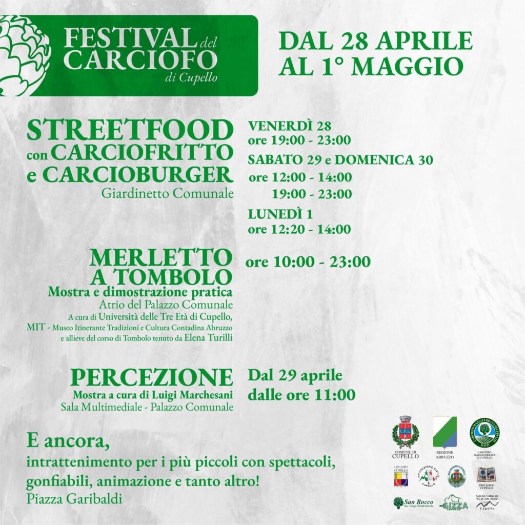 Serie di eventi per il Festival del carciofo di Cupello 2 Image 3