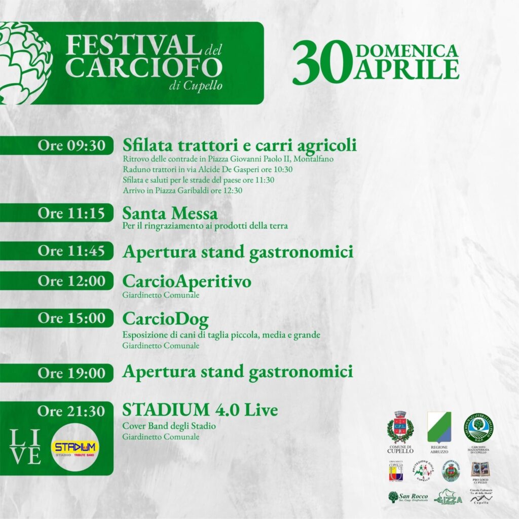 Serie di eventi per il Festival del carciofo di Cupello 5 Image 4