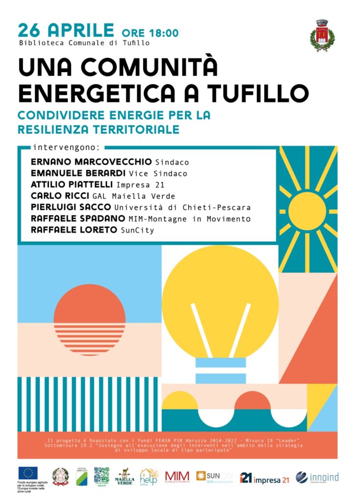Nasce a Tufillo una Comunità energetica rinnovabile 2 comunita energetica tufillo