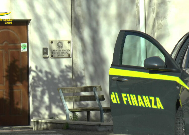 La guardia di finanza di Ortona