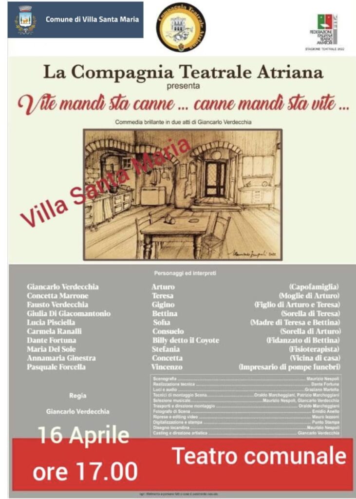 Commedia in due atti a Villa Santa Maria 2 villa santa maria