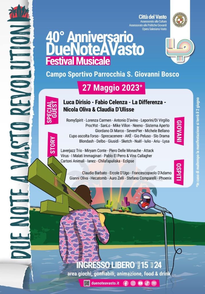 Torna "Due note a Vasto", la kermesse dedicata alla musica - Gallery 4 Cartellone 2NAV villaggio3