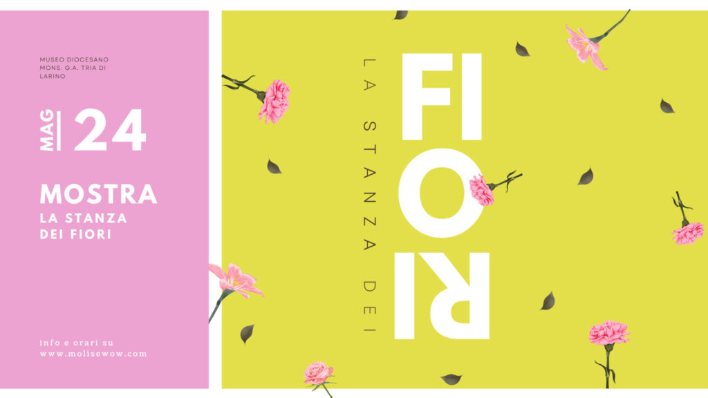 Inaugurazione a Larino de ''La stanza dei fiori'', installazione identitaria della comunità 3 La stanza dei fiori flyer Copertina per eventi di Facebook 3