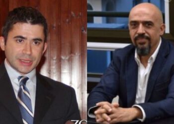 Da sinistra, Silvio Paolucci (Pd) e Francesco Taglieri (M5S)