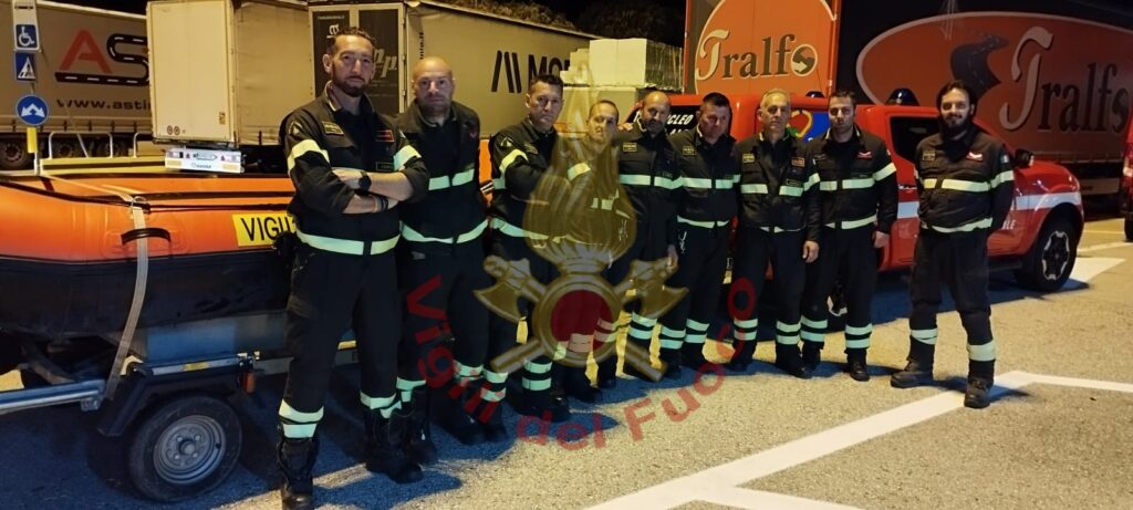 Vigili del fuoco molisani in Emilia Romagna 2 vigili del fuoco