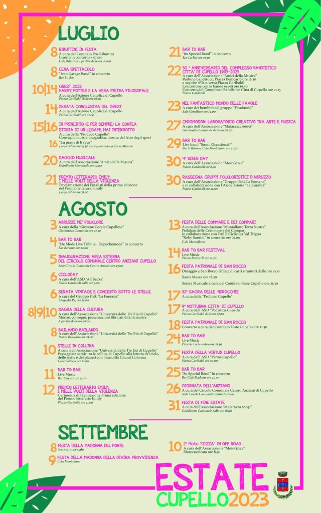 L'Estate 2023 a Cupello 2 347560970 842528633899084 993367203176547817 n