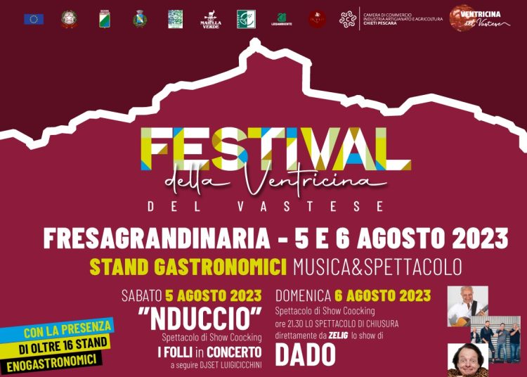 MANIFESTO 4x3 FESTIVAL DELLA VENTRICINA DEL VASTESE