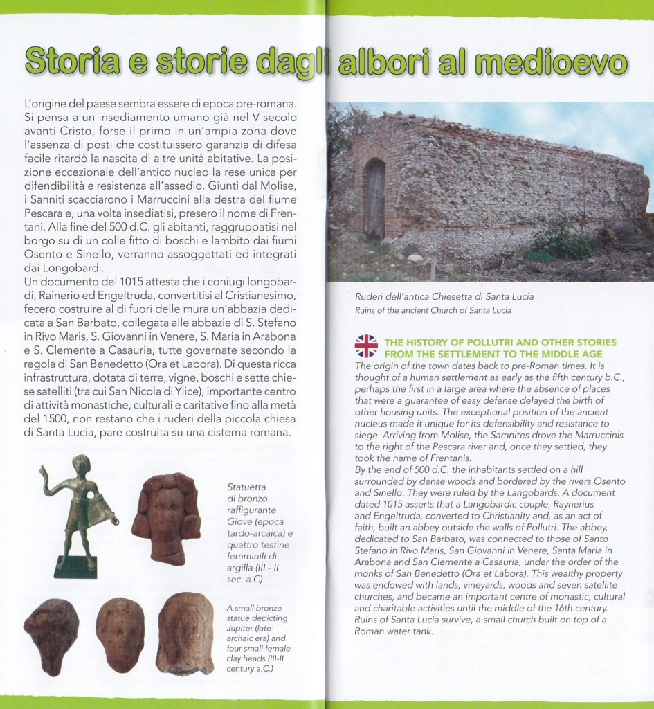 Pollutri, "Un piccolo scrigno di storia e natura": presentato l'opuscolo illustrativo 9 Opuscolo 3