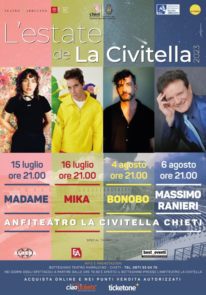 La Civitella di Chieti diventa palco di grandi eventi 6 locandina chieti
