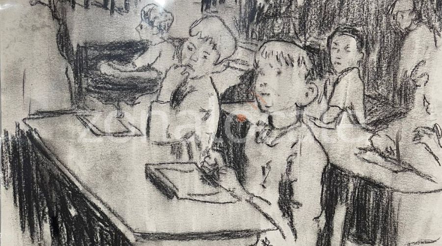 Fra tele in lino e cotone: "Distorsioni", una mostra di Davide Scutece 14 Distorsioni 14