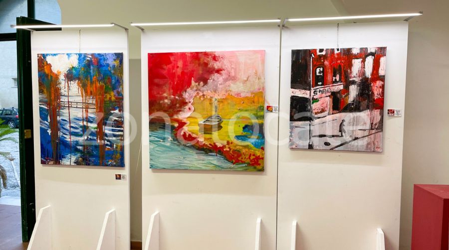 Fra tele in lino e cotone: "Distorsioni", una mostra di Davide Scutece 5 Distorsioni 2