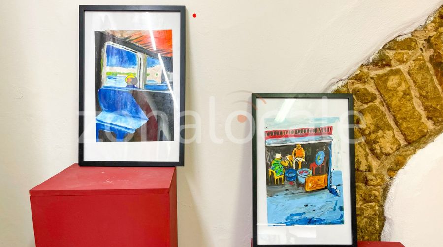 Fra tele in lino e cotone: "Distorsioni", una mostra di Davide Scutece 6 Distorsioni 6