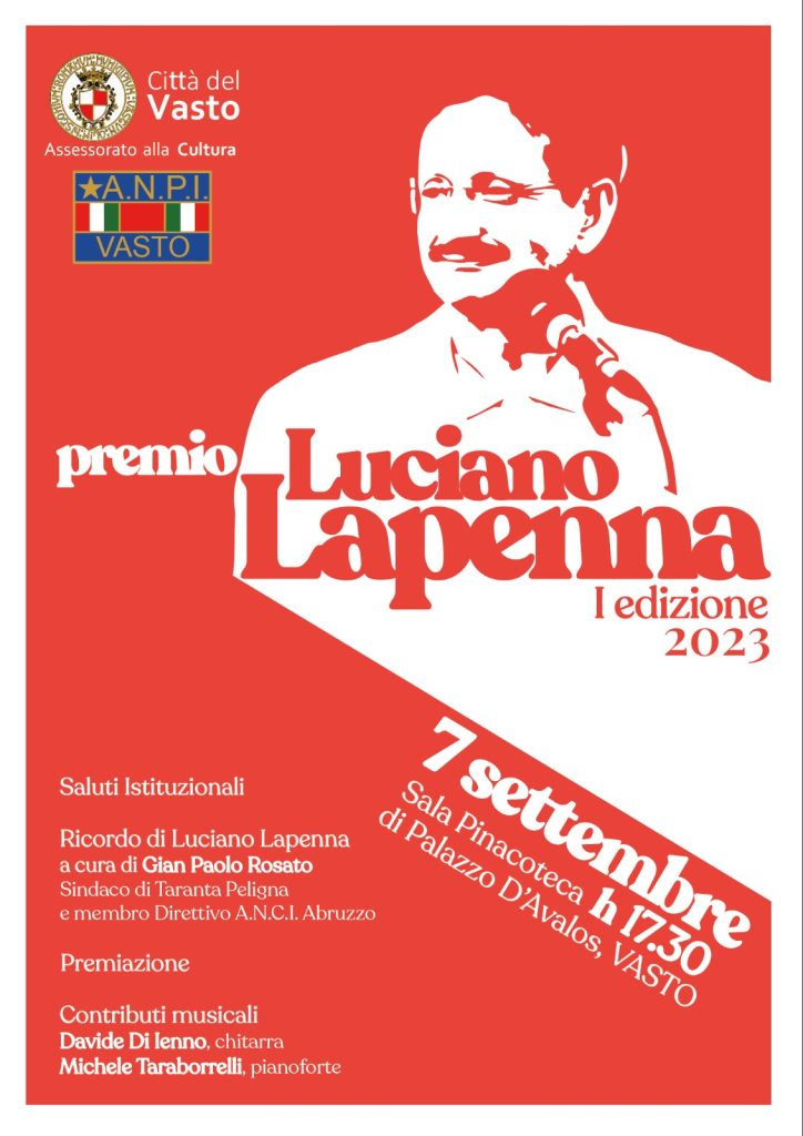 Premio "Luciano Lapenna", 1° edizione 2 Premio Luciano Lapenna I Edizione