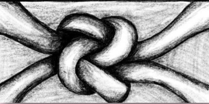 Simposio di scultura "L'amicizia scolpita nella pietra" 6 TRUE FRIENDS KNOT
