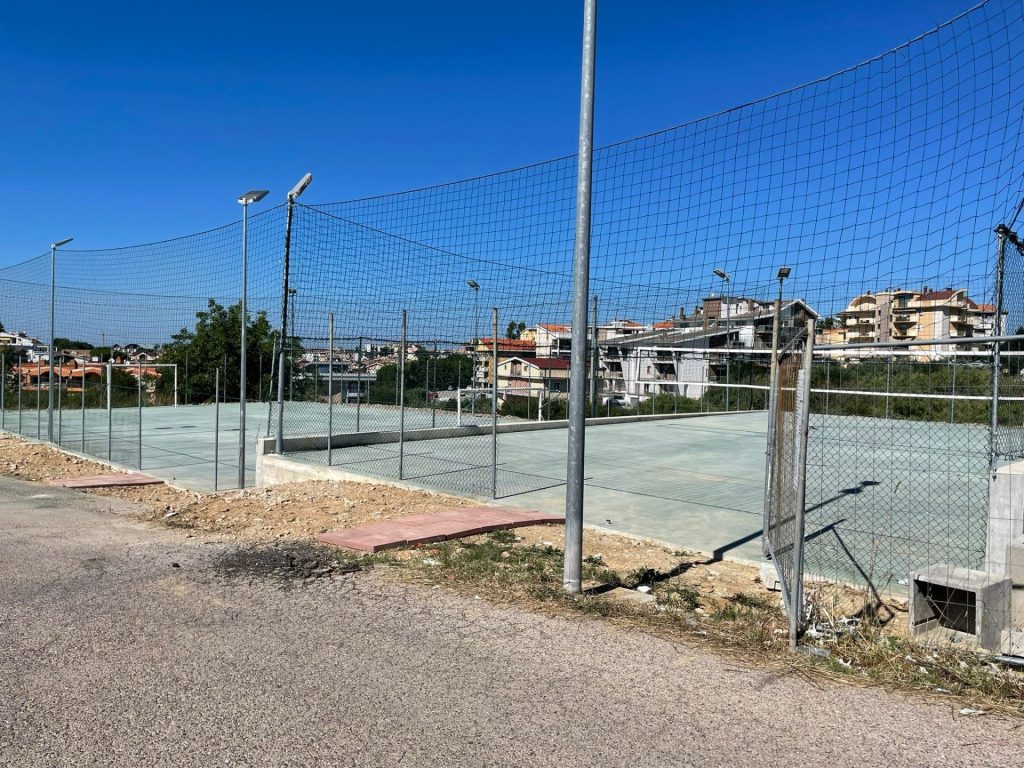 Inaugurati i campi sportivi della chiesa di Santa Maria del Sabato Santo a Vasto 2 campetti di santa maria del sabato santo