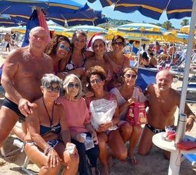 in spiaggia aspettando il natale