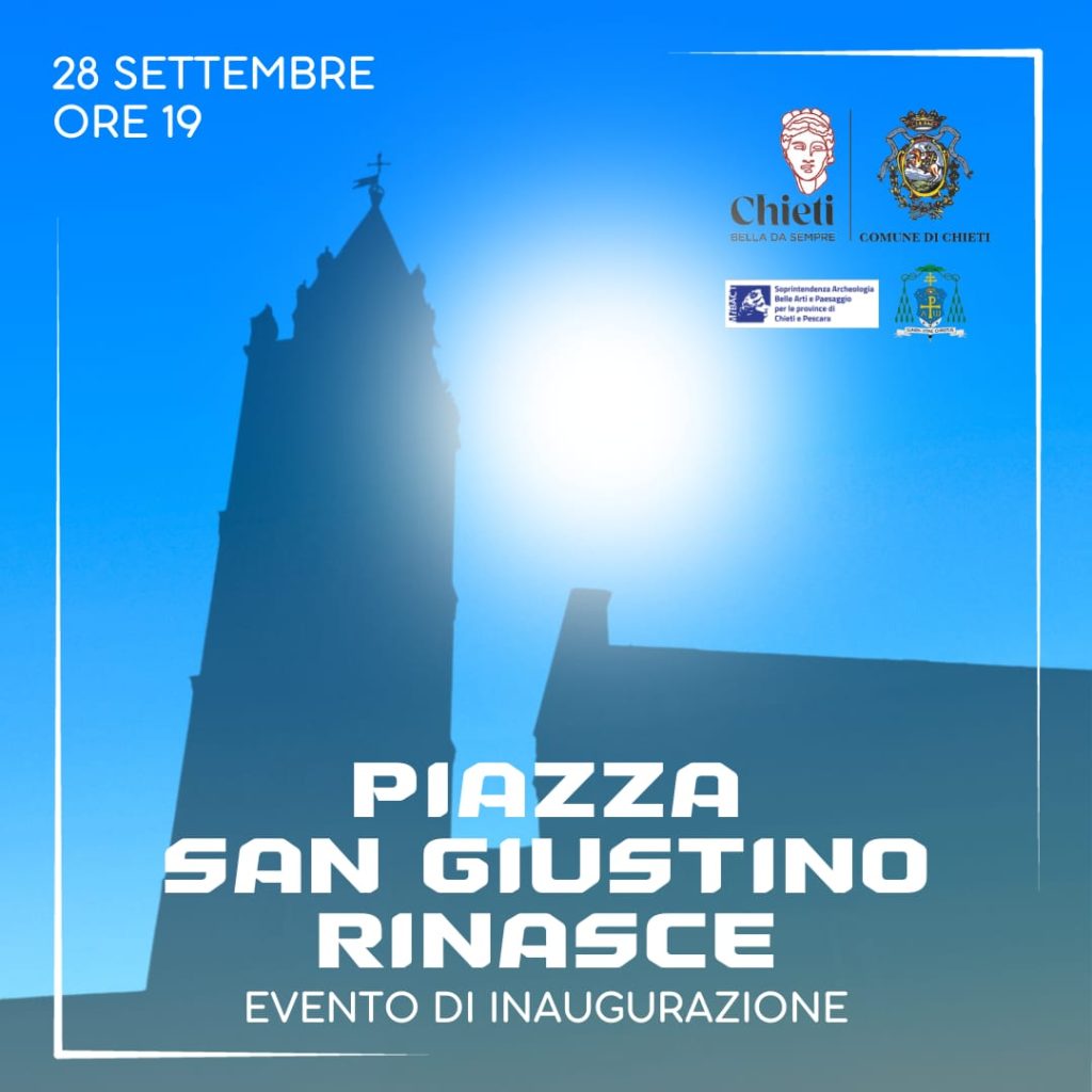 Chieti inaugura la nuova Piazza San Giustino 2 Invito Piazza San Giustino