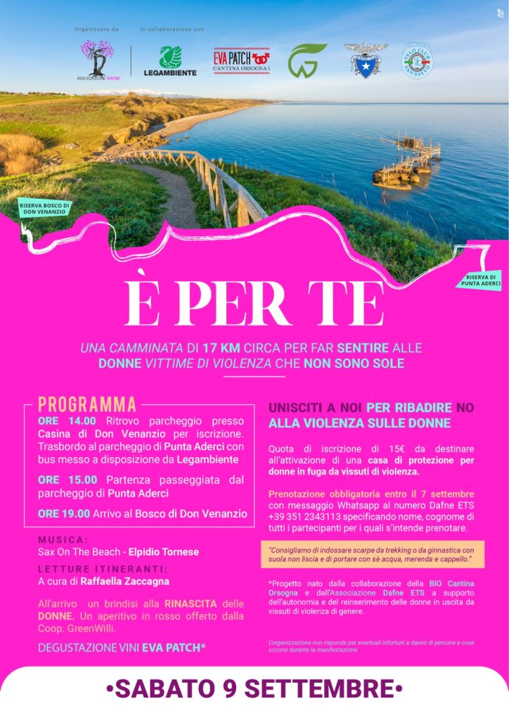 È per te, 2° edizione del memorial "Mirella La Palombara" 2 dafne 1