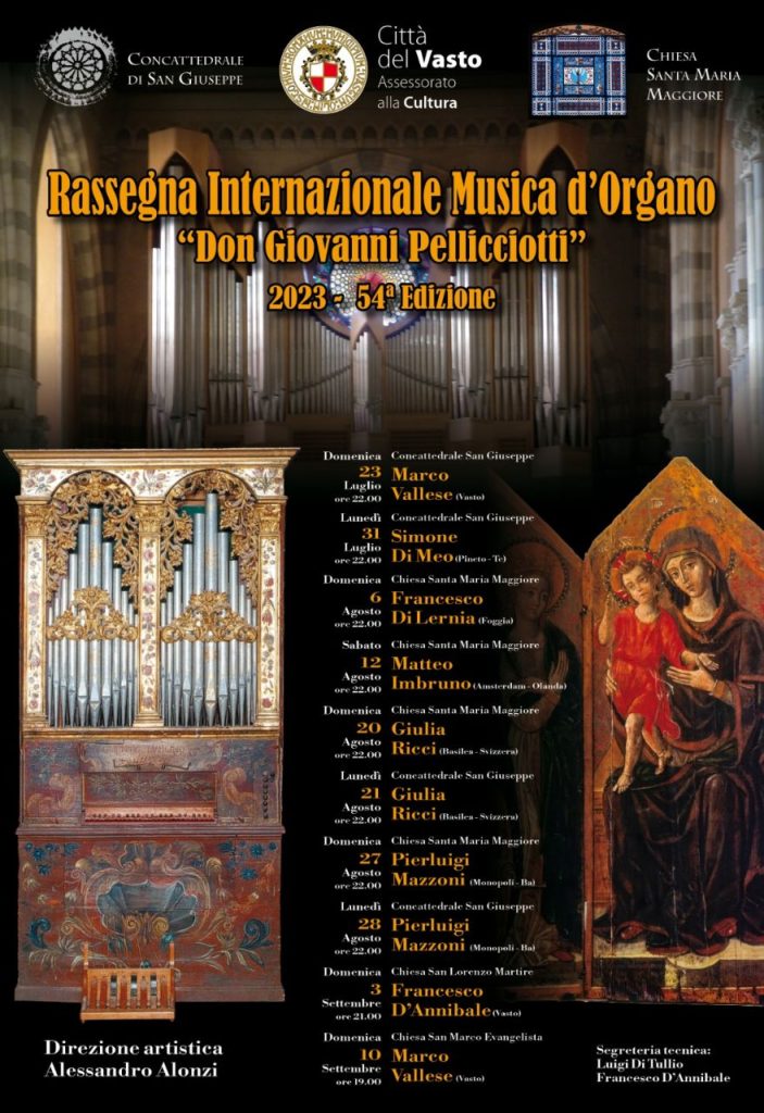 Marco Vallese chiude la 54° rassegna internazionale musica d’organo “Don Giovani Pellicciotti” 2 locandina 1