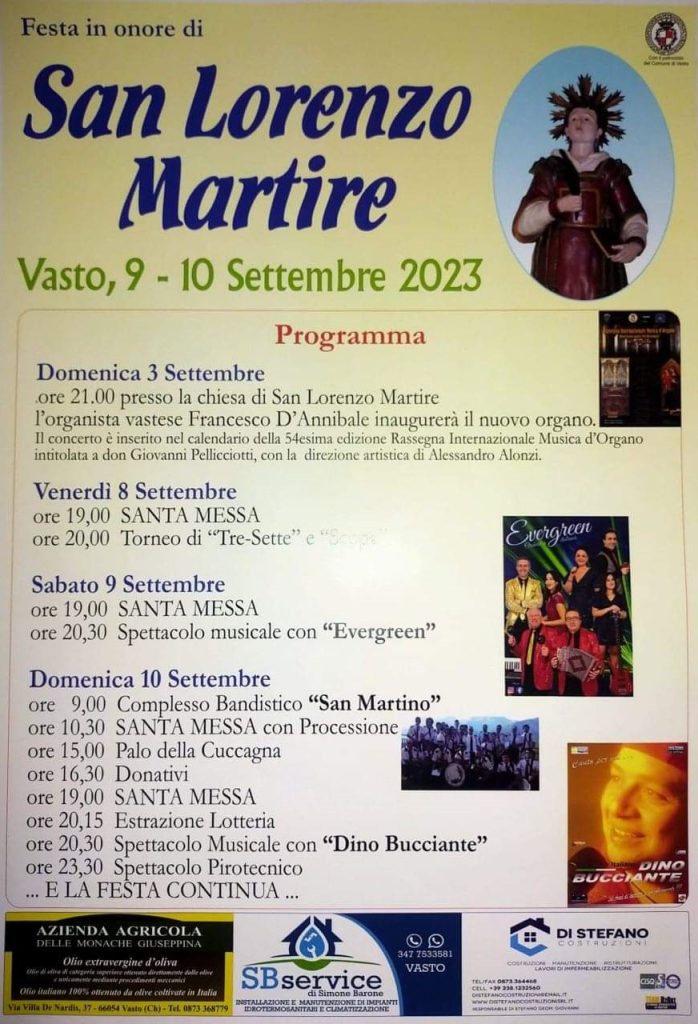 Marco Vallese chiude la 54° rassegna internazionale musica d’organo “Don Giovani Pellicciotti” 3 locandina 2