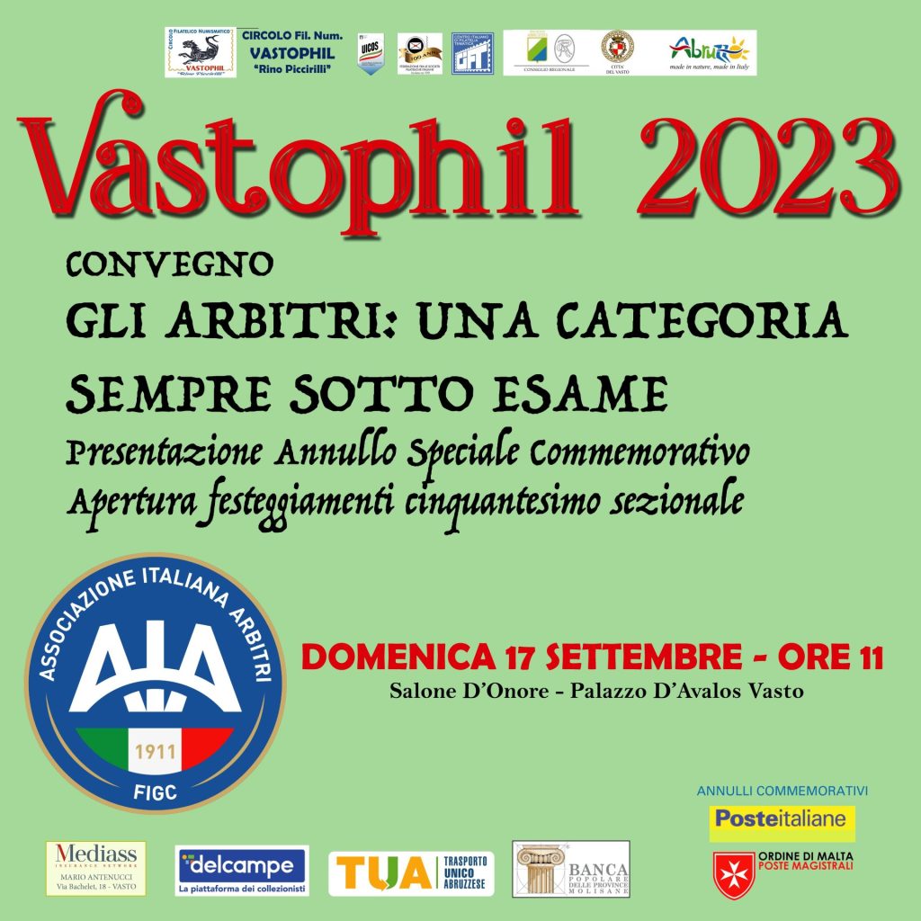 Vastophil 2023 celebra 50 anni della locale sezione Arbitri 2 vastophil ap