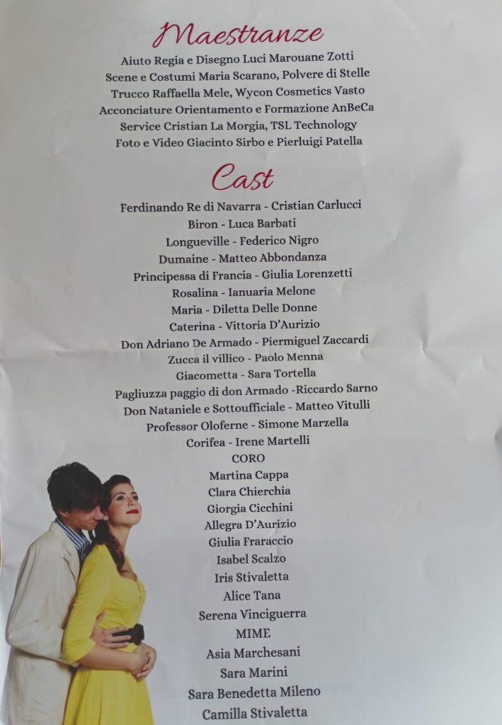 Tripudio per "Pene d'amor perdute", il nuovo capolavoro di Maria Chiara Centorami 11 cast 1
