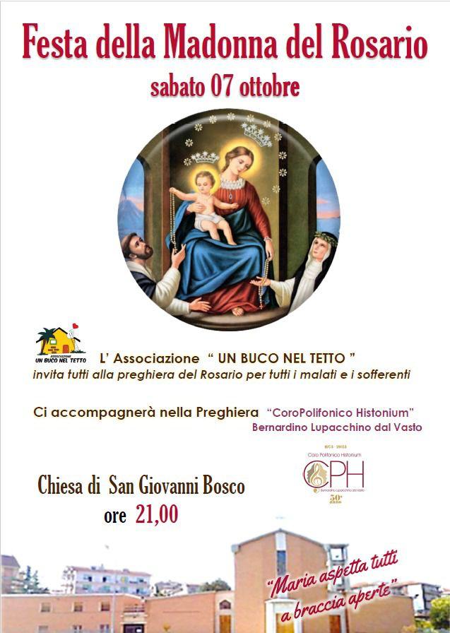 Festa della Madonna del Rosario, preghiera in favore di malati e sofferenti 2 festa della Madonna del Rosario