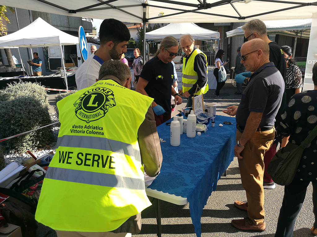 Ottimo riscontro per lo screening glicemico in fiera 4 lions 2