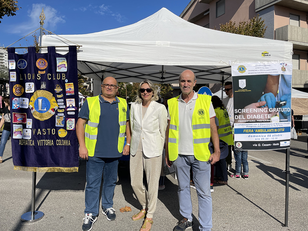 Ottimo riscontro per lo screening glicemico in fiera 3 lions 3
