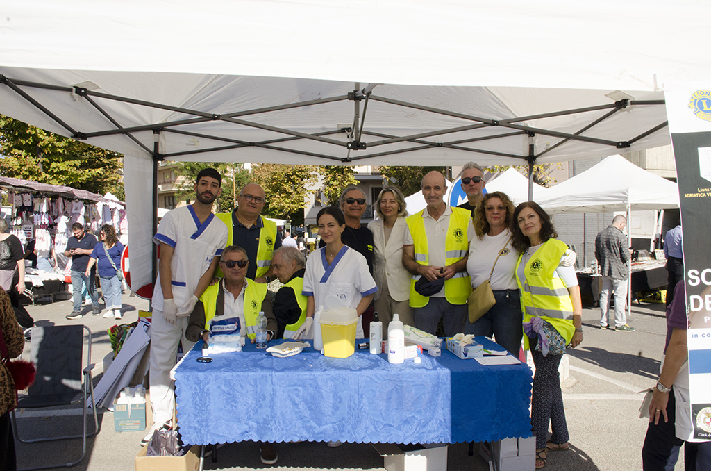 Ottimo riscontro per lo screening glicemico in fiera 5 lions 4