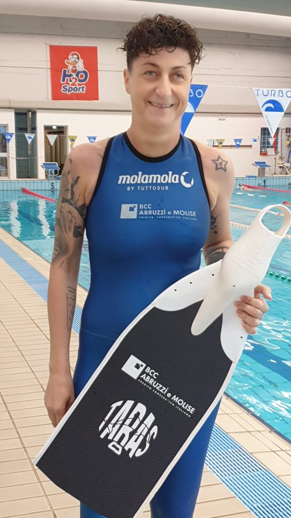 Ilenia Colanero al campionato mondiale di apnea e nuoto pinnato paralimpico 2 Ilenia Colanero mondiali di Apnea 02