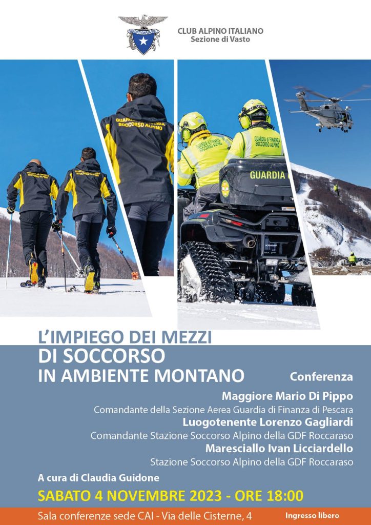 Il soccorso in montagna 5 cai vasto 4 1