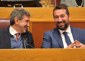 Da sinistra, Marco Marsilio e Nicola Campitelli