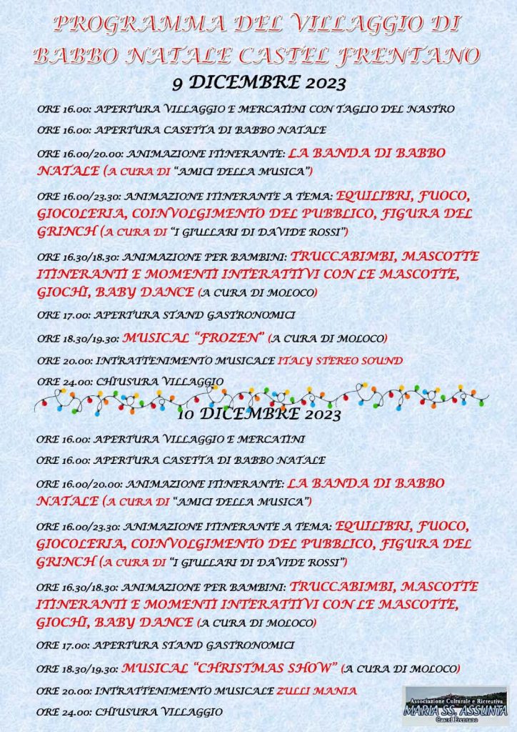 Il villaggio di Babbo Natale a Castel Frentano 3 408202159 326584726930844 8057057421739802708 n