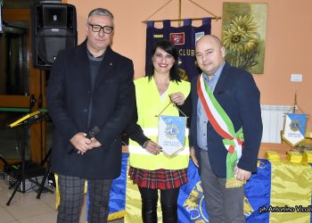 Il sindaco di Villalfonsina Mimmo
Budano e la presidente del Lions Club San Salvo Romina Palombo