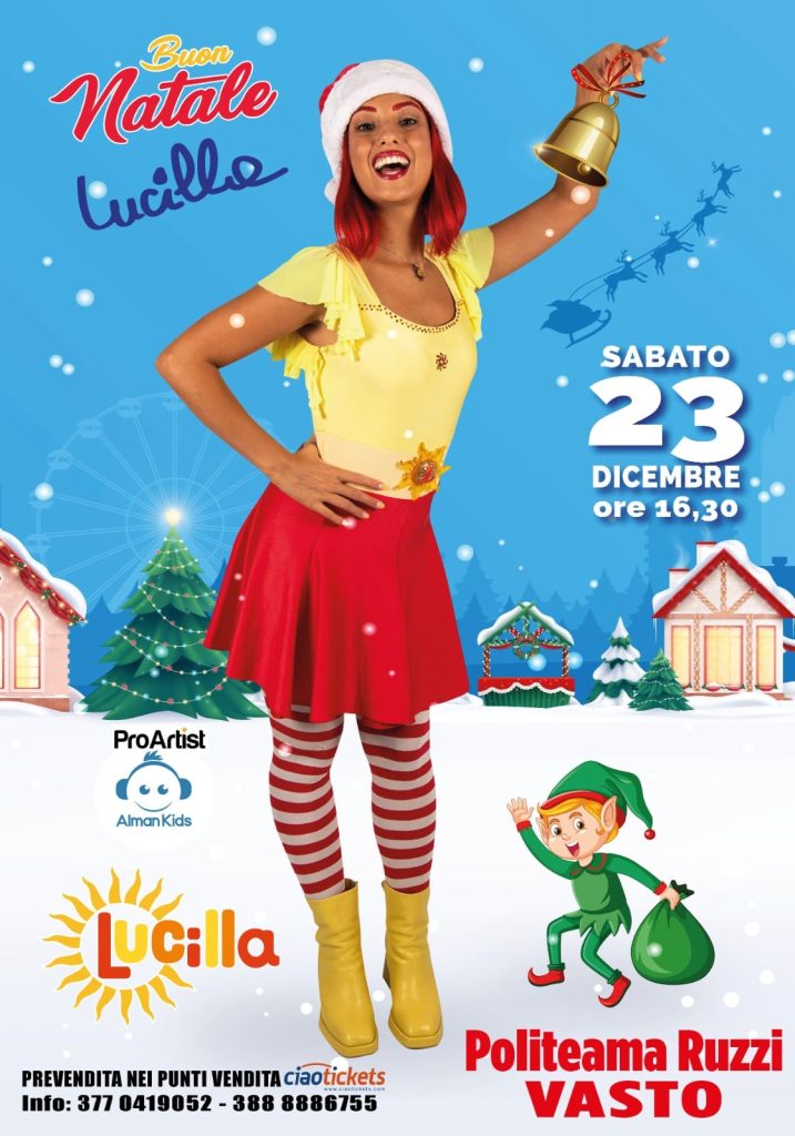 Lucilla in concerto al Politeama Ruzzi di Vasto: uno spettacolo magico per tutta la famiglia 2 Lucilla Show