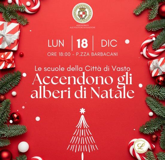 accensione alberi natale