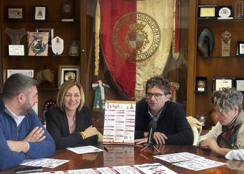 Da sinistra, Carlo Della Penna, Paola Cianci, Francesco Menna e Licia Fioravante