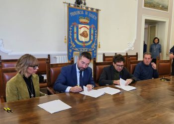 Da sinistra, Antonella Marra, Nicola Campitelli, Francesco Menna e Davide Caporale