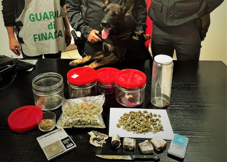 La droga sequestrata