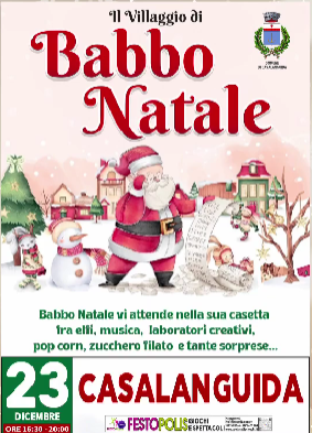 Casalanguida, arriva il Villaggio di Babbo Natale 2 natale casalanguida 1