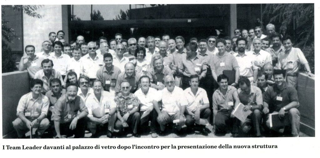 Da Siv a Pilkington: 30 anni fa la privatizzazione 3 I team Leader della SIV dopo lufficializzazione della nuova struttura 1994 2