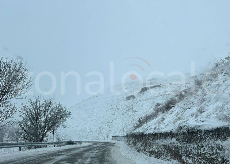 Torna la neve a Schiavi D'Abruzzo e Castiglione Messer Marino 2 Neve 1