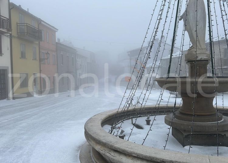 Torna la neve a Schiavi D'Abruzzo e Castiglione Messer Marino 5 Neve 11
