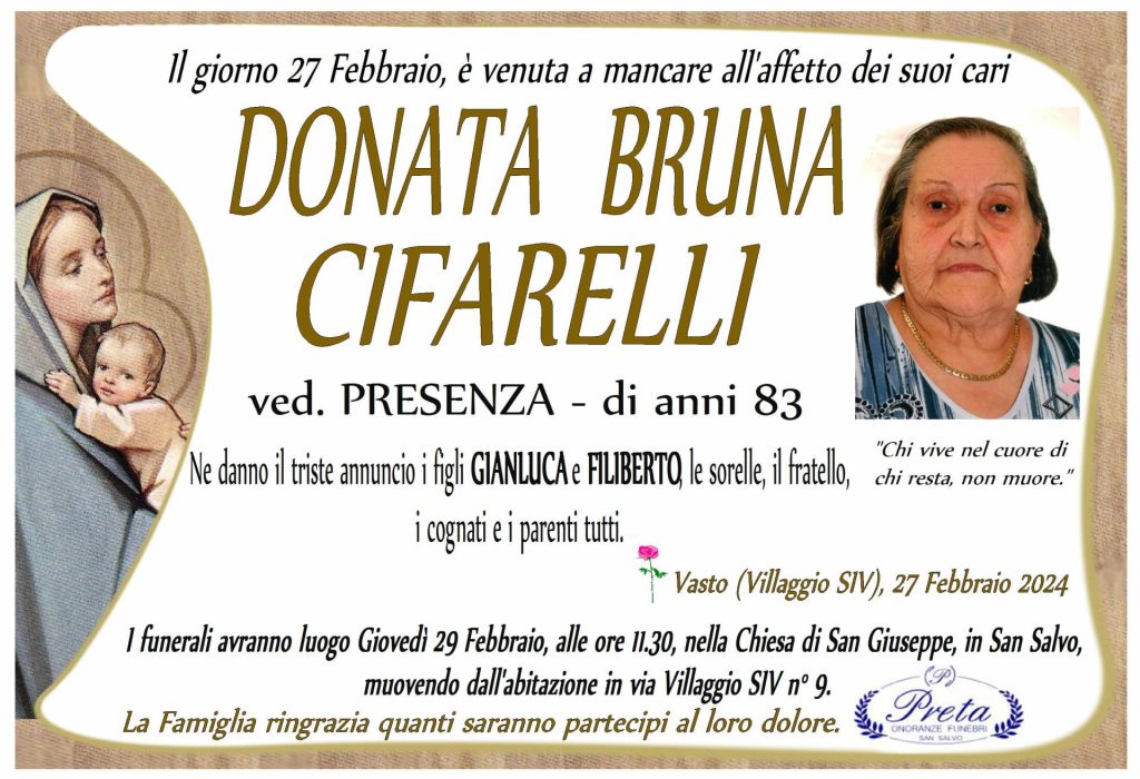 Donata Bruna Cifarelli 1 cifarelli man