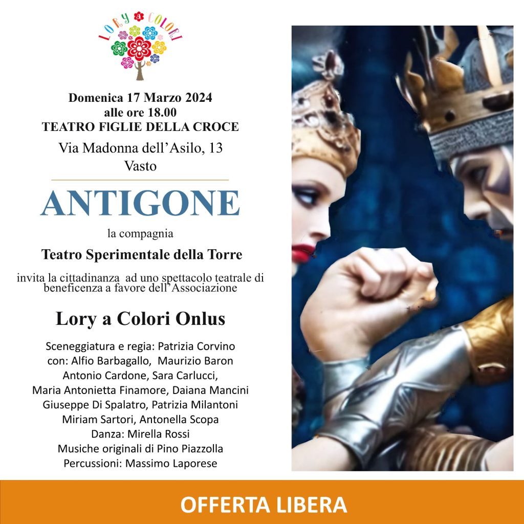 Antigone, una rilettura contemporanea tra arte e solidarietà 2 IMG 20240306 WA0036