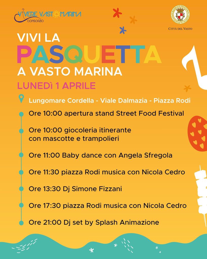 Pasqua a Vasto Marina: tre giorni ricchi di eventi 6 Lunedi 1 aprile