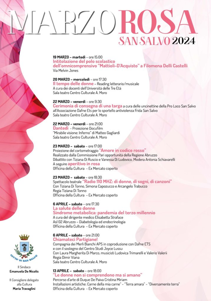 Marzo Rosa a San Salvo 2 marzo rosa 2024