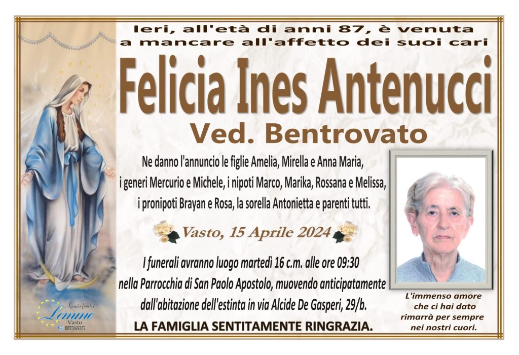 Felicia Ines Antenucci 1 ANTENUCCI2024